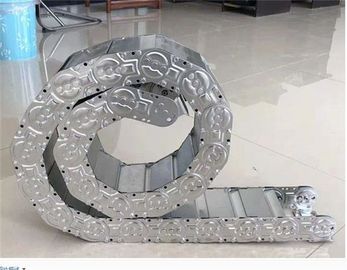 Steel Cable Drag Chain Good Toughness In TL80 Hose Support System